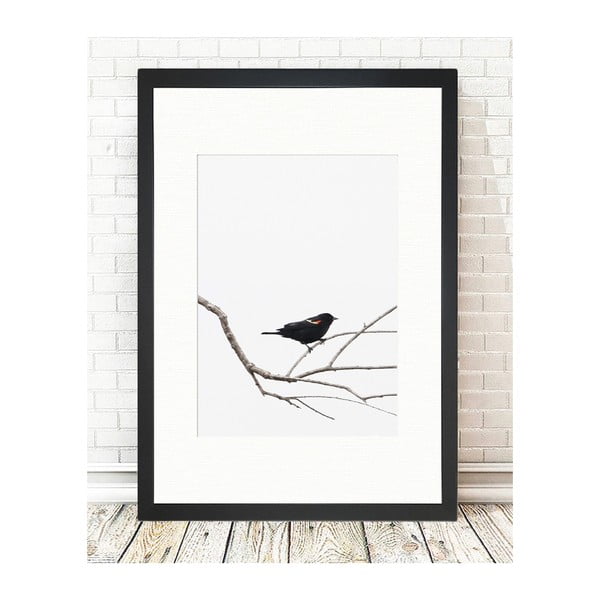 Картина 24x29 cm Bird on the Branch – Vavien Artwork-image-1