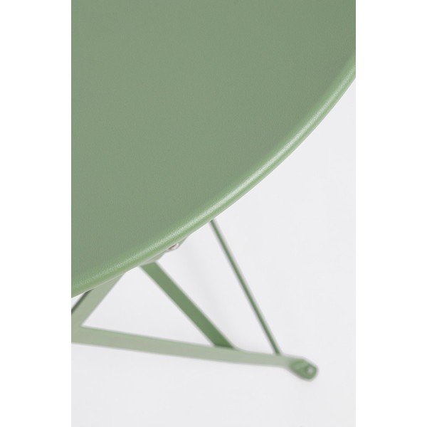 Светлозелен  стоманен градински комплект за хранене за 2 Austin – Bizzotto-image-4