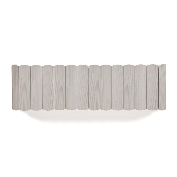 Tmavě šedá police na zeď z bukového dřeva HARTÔ, délka 124 cm-image-1