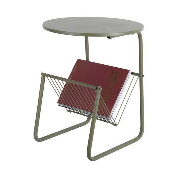 Метална кръгла странична масичка ø 40 cm Riqueza Revista – Leitmotiv-image-2