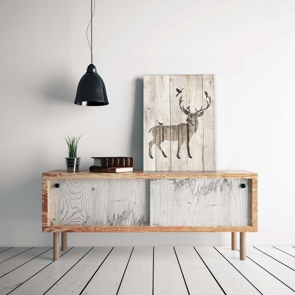 Дървена табела 40x60 cm Deer – Really Nice Things-image-1