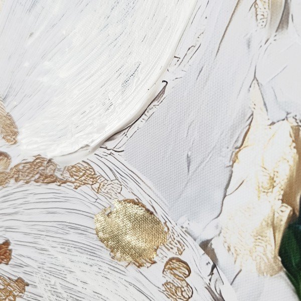 Картина с ръчно изрисувани елементи 70x100 cm Petal Glow – Styler-image-4