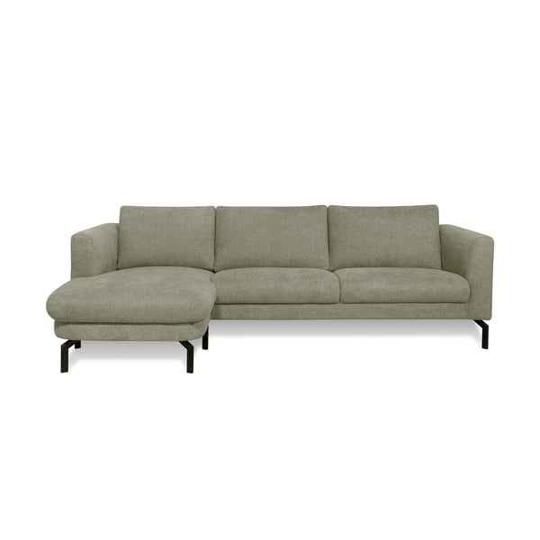 Светлозелен ъглов диван (ляв ъгъл) Gomero – Scandic