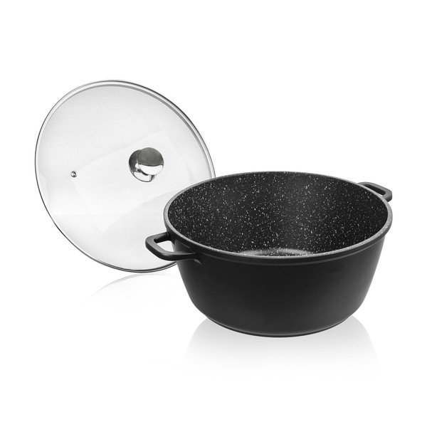 Алуминиев съд със стъклен капак, ø 32 cm Grande - Orion-image-3