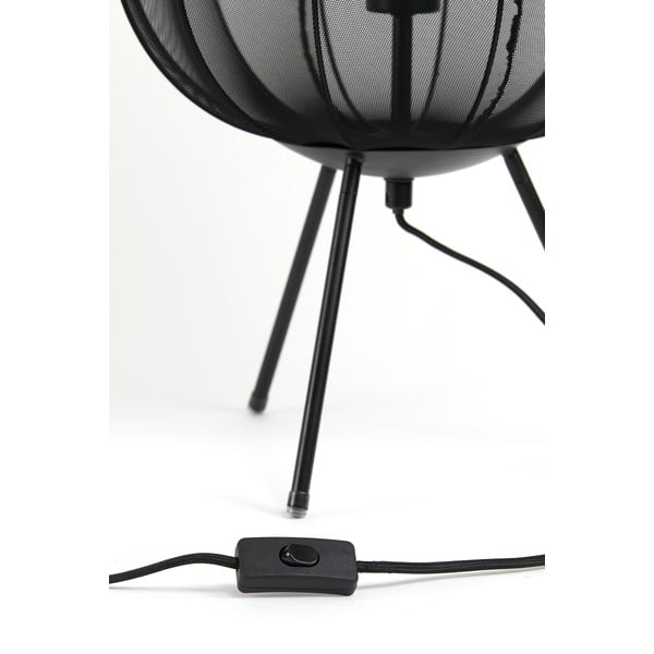 Черна настолна лампа (височина 60 cm) Plumeria - Light & Living-image-3