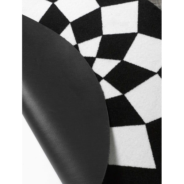 Koberec Deko - černá geometrie, 100 cm-image-3