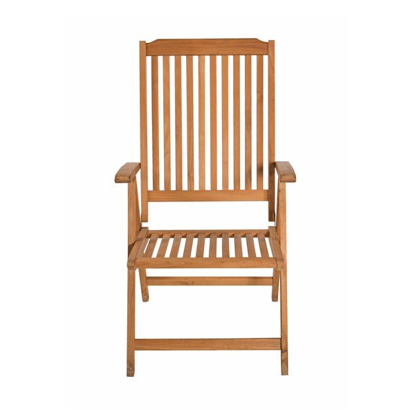 Кафяво градинско кресло от масивно дърво Solo – Garden Pleasure-image-1