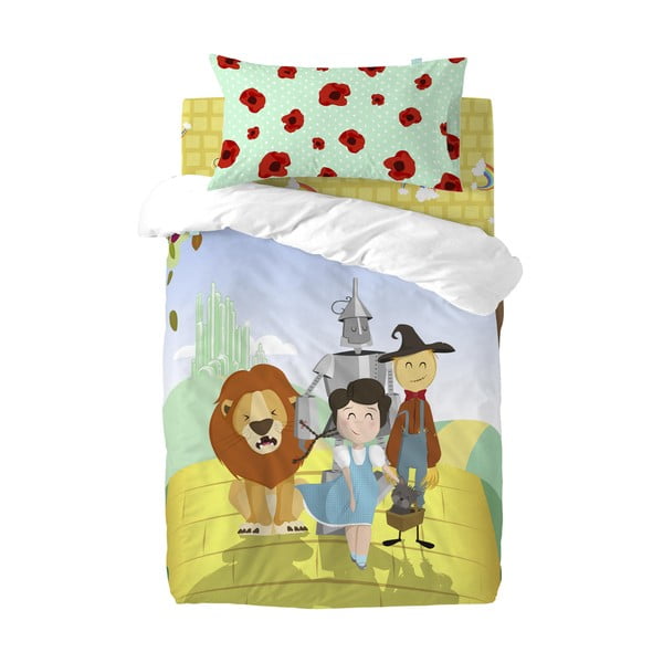 Детска памучна завивка и възглавница , 100 x 120 cm Yellow Bricks - Mr. Fox