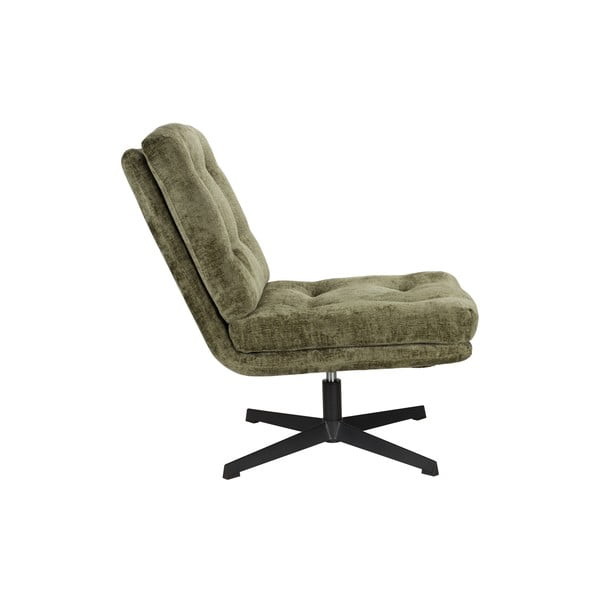 Зелено въртящо се кресло Kai – White Label-image-2