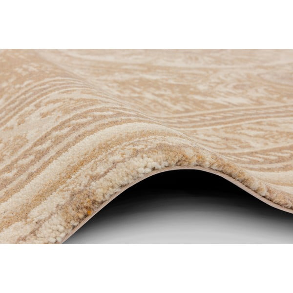 Бежов вълнен килим 133x180 cm Emily - Agnella-image-2