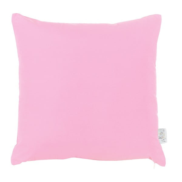 Růžový povlak na polštář Mike & Co. NEW YORK Basic, 43 x 43 cm
