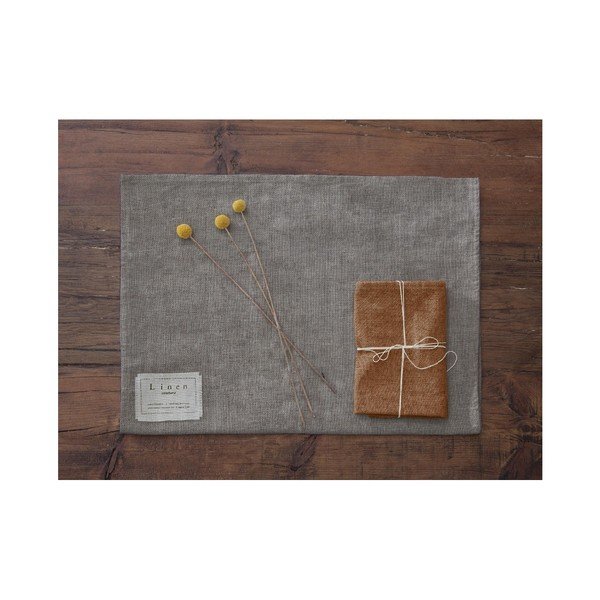 Комплект от 4 ленени салфетки Червен градиент, 43 x 43 cm - Really Nice Things-image-3