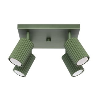 Зелено осветително тяло за таван 25x25 cm Gleam – Nice Lamps