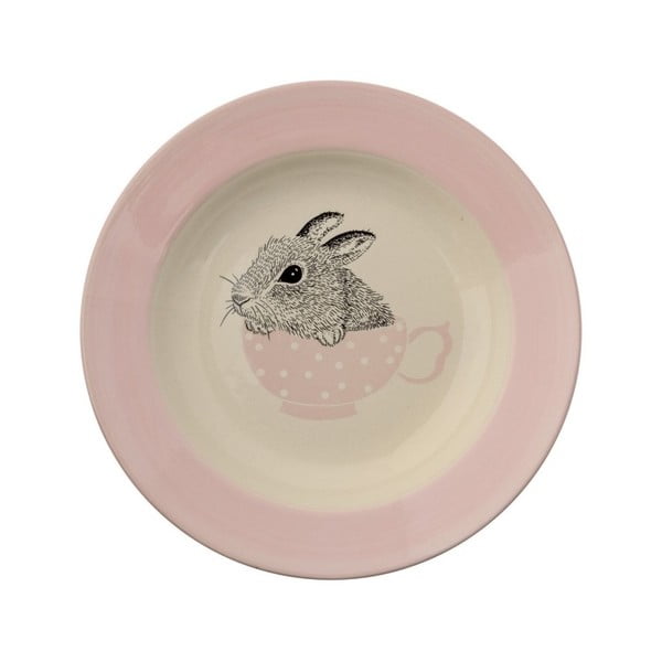 Розова керамична чиния за супа Nanna, ⌀ 25 cm - Bloomingville
