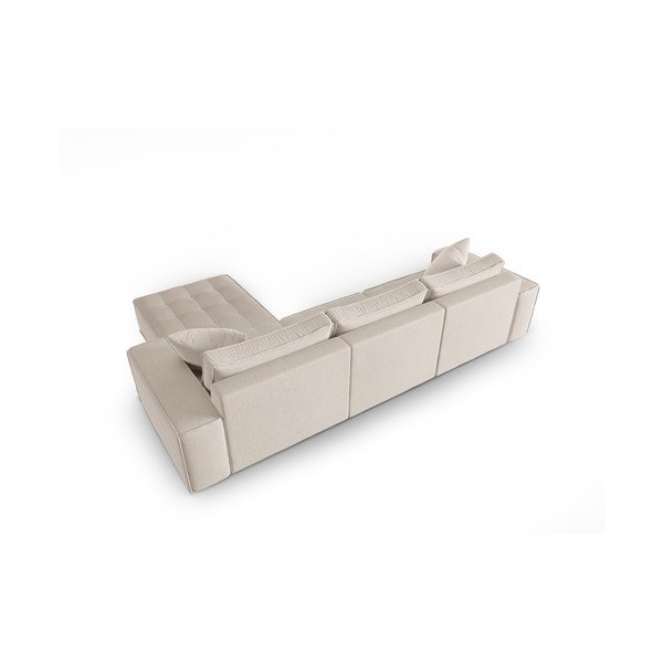 Бежов ъглов диван (десен ъгъл) Mike - Micadoni Home-image-4