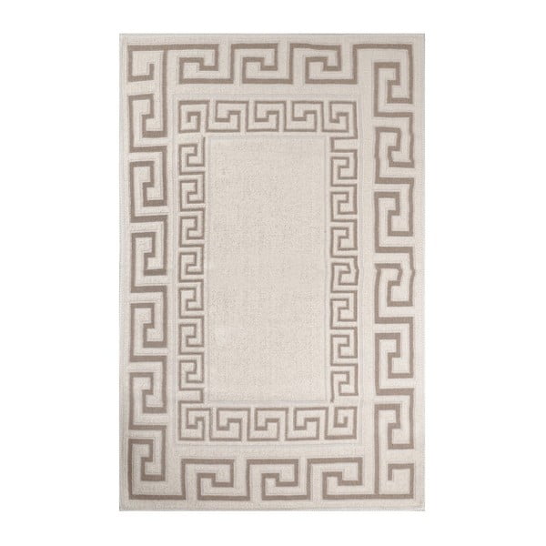 Кремав килим с памук Versage Coffee, 60 x 90 cm - Unknown