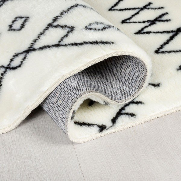 Бял килим подходящ за пране 120x170 cm Adil – Flair Rugs-image-2