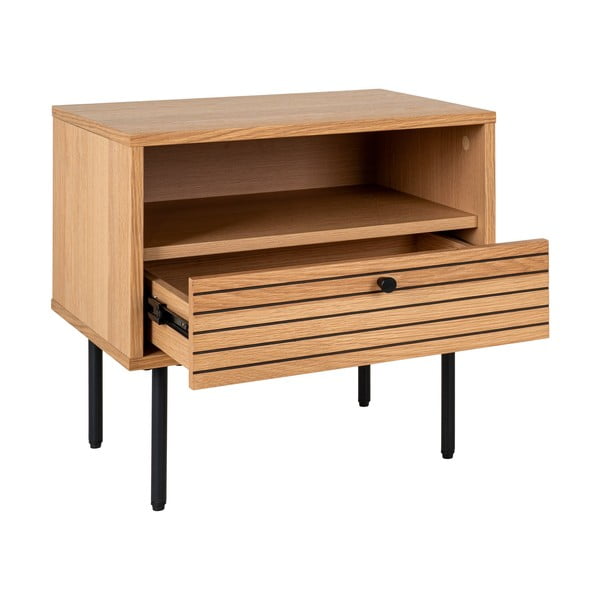 Странична масичка с дъбов плот 40x50 cm Kyoto – House Nordic-image-2