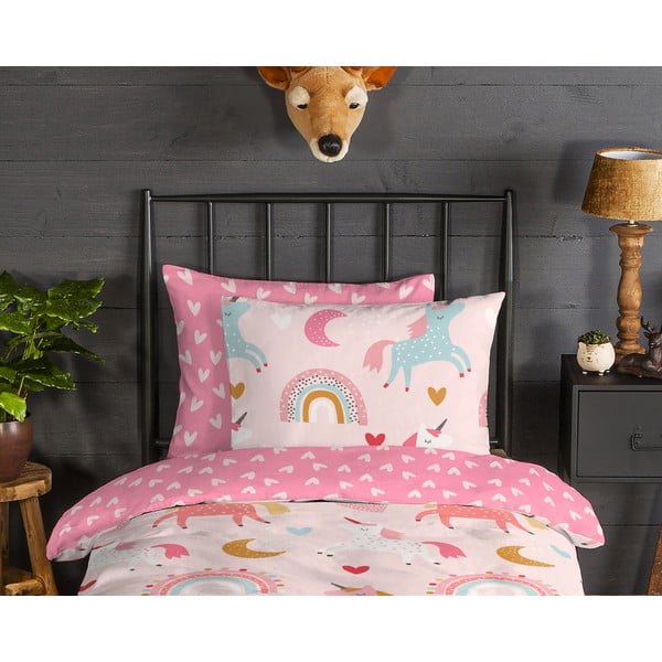 Детско спално бельо от фланела за единично легло 140x200 cm - Good Morning-image-1