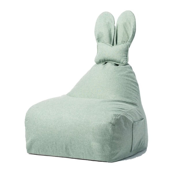 Зелена детска чанта за сядане Funny Bunny - The Brooklyn Kids