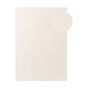 Кремав ръчно изработен вълнен килим 160x230 cm Puristic Knots – Elle Decoration