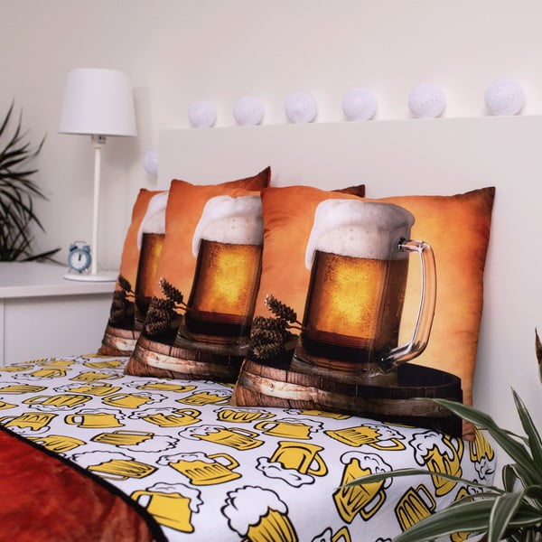 Декоративна възглавница 40x40 cm Beer – Jerry Fabrics-image-2