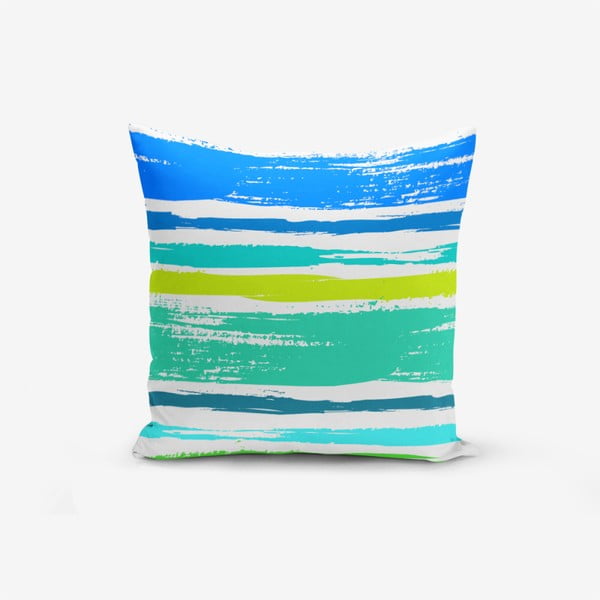 Калъфка за възглавница от памучна смес Colorful Boyama Desen, 45 x 45 cm - Minimalist Cushion Covers
