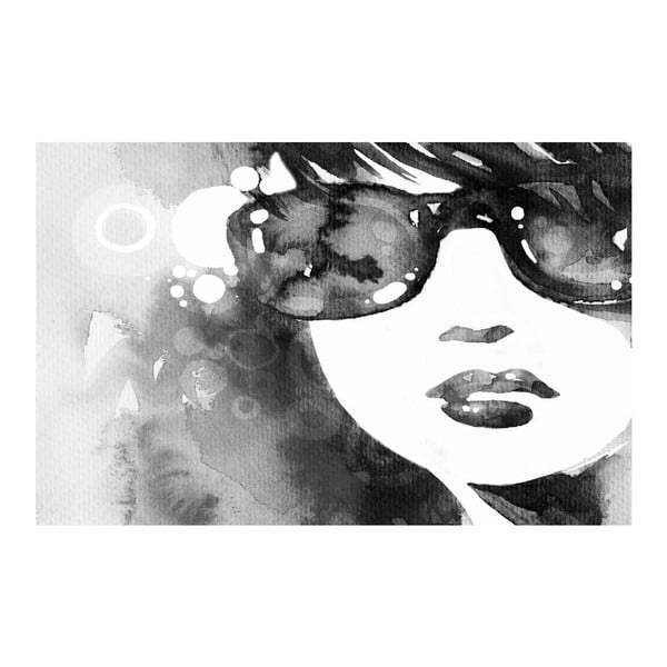 Obraz Black&White Sunglasses, 45 x 70 cm