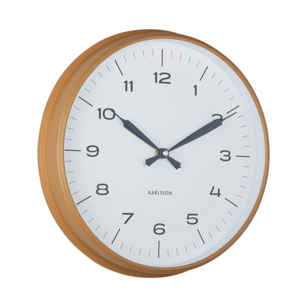 Стенен часовник ø 30 cm Modern Factory – Karlsson-image-3