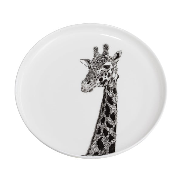 Бяла порцеланова чиния Marini Ferlazzo Giraffe, ø 20 cm - Maxwell & Williams