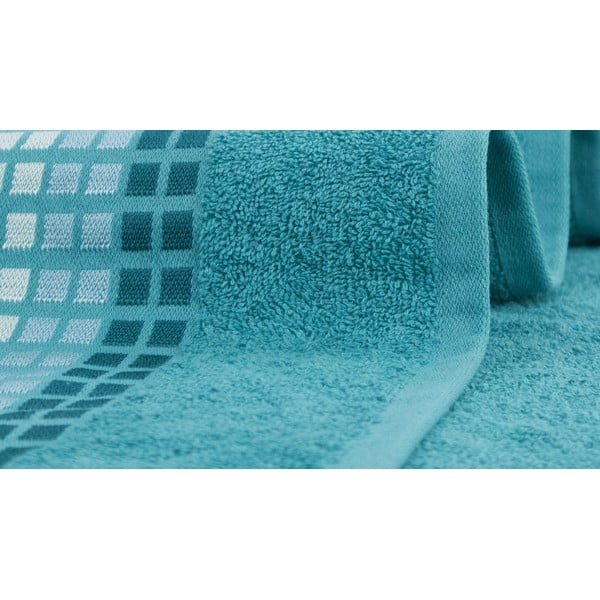 Синя памучна кърпа 50x100 cm Darwin - My House-image-1