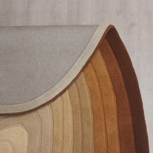 Вълнен килим в тухлен цвят 200x290 cm Puddle Ombre Wool – Flair Rugs-image-4