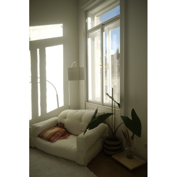 Сив разтегателен диван 140 cm Hippo - Karup Design-image-4