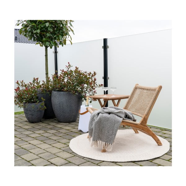 Кафяв градински стол от тиково дърво Derby - Bonami Essentials-image-4