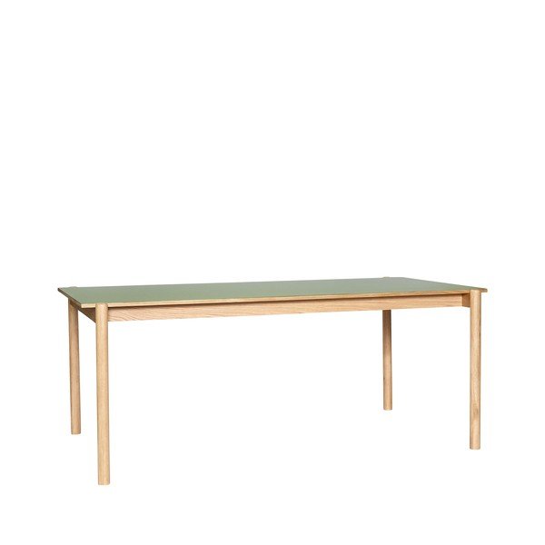 Трапезна маса от масивен дъб 107x190 cm Oblique – Hübsch