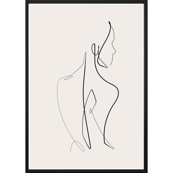 Плакат в рамка 40x50 cm Sketchline Naked - DecoKing