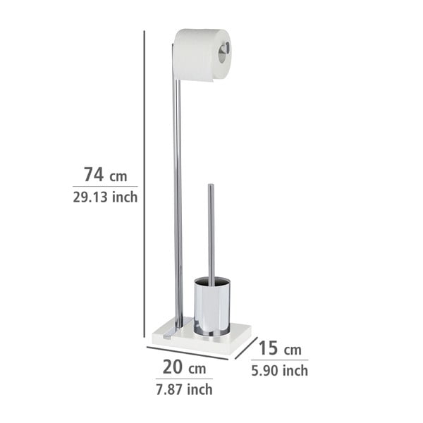 Четка за тоалетна с държач за тоалетна хартия Noble - Wenko-image-1