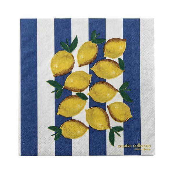 Хартиени салфетки в комплект 20 бр. 33x33 cm Limone – Bloomingville-image-3