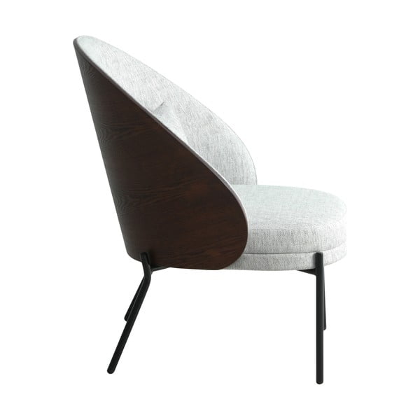 Светлосиво кресло Canelas - House Nordic-image-2