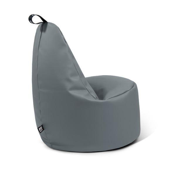 Бежов пуф от изкуствена кожа Lull XL – So Soft?-image-3