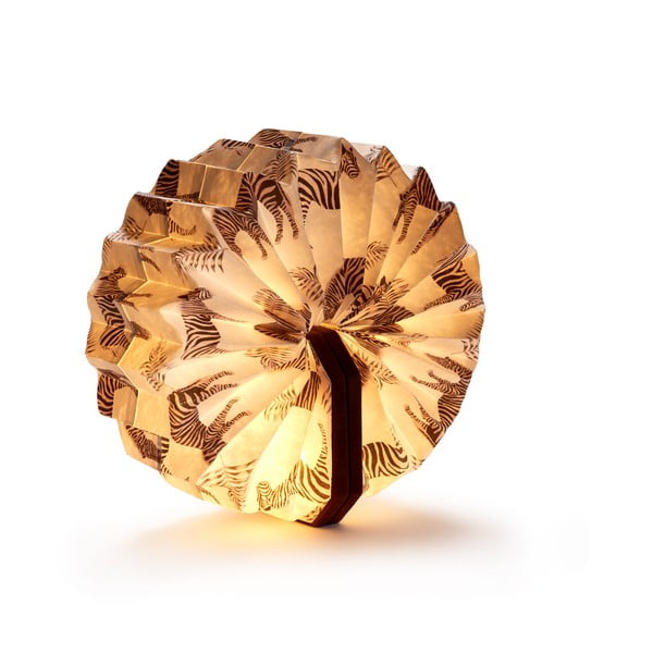 Тъмнокафява светлинна декорация с USB Velvet Accordion – Gingko