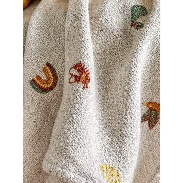 Бяло бебешко одеяло 80x100 cm Agnes – Bloomingville Mini-image-2