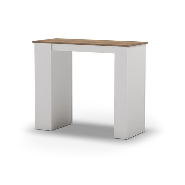 Бар маса с дъбов плот 52x120 cm Peru - Marckeric-image-4