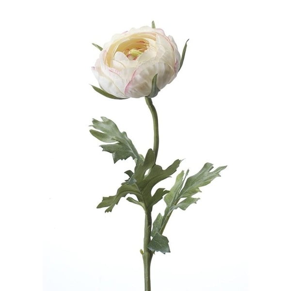 Umělý pryskyřník, krémově růžový, 48 cm