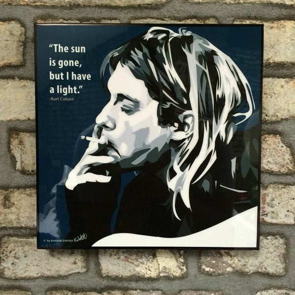 Obraz Kurt Cobain - the sun is gone