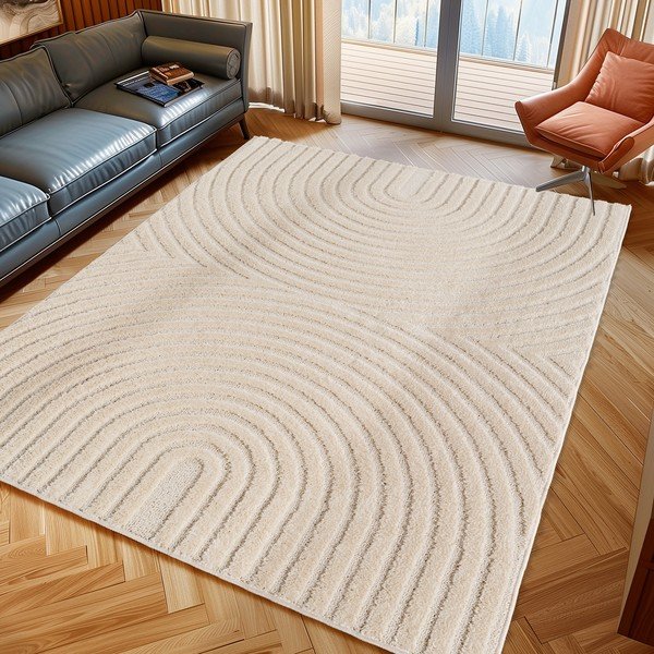 Кремав килим със смес от юта 160x230 cm Art 1122 – Ayyildiz Carpets-image-1