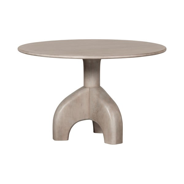 Кръгла маса за хранене от мангово дърво ø 120 cm Smooth - BePureHome-image-1