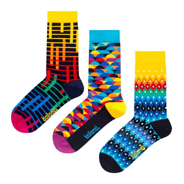 Подаръчен комплект чорапи Цвят, размер 41-46 - Ballonet Socks