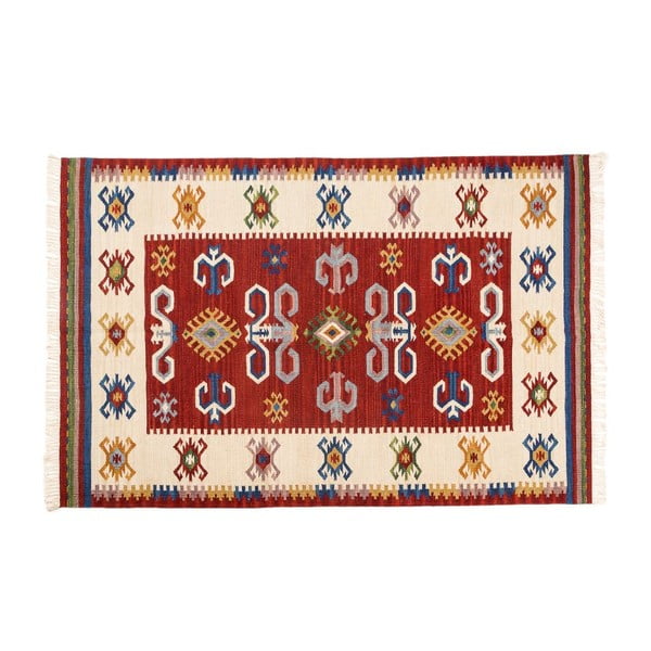 Ručně tkaný koberec Kilim Dalush 001, 90x60 cm