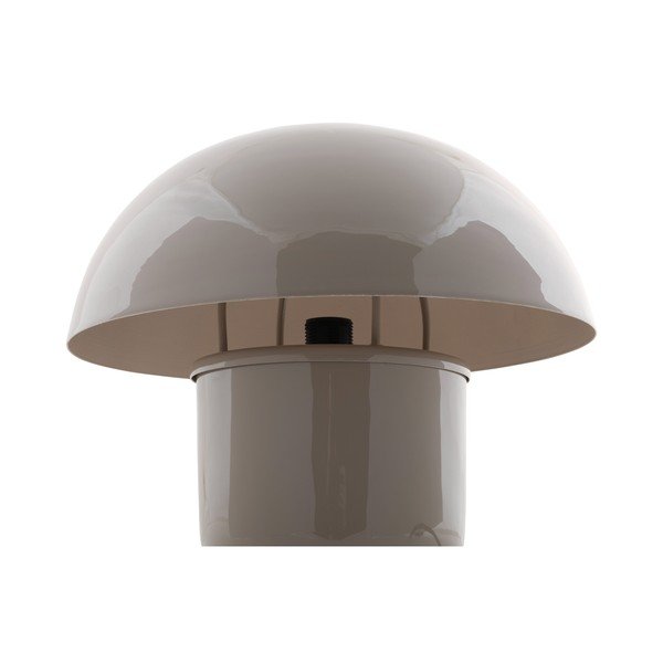 Сива настолна лампа с метален абажур (височина 25 cm) Fat Mushroom – Leitmotiv-image-2